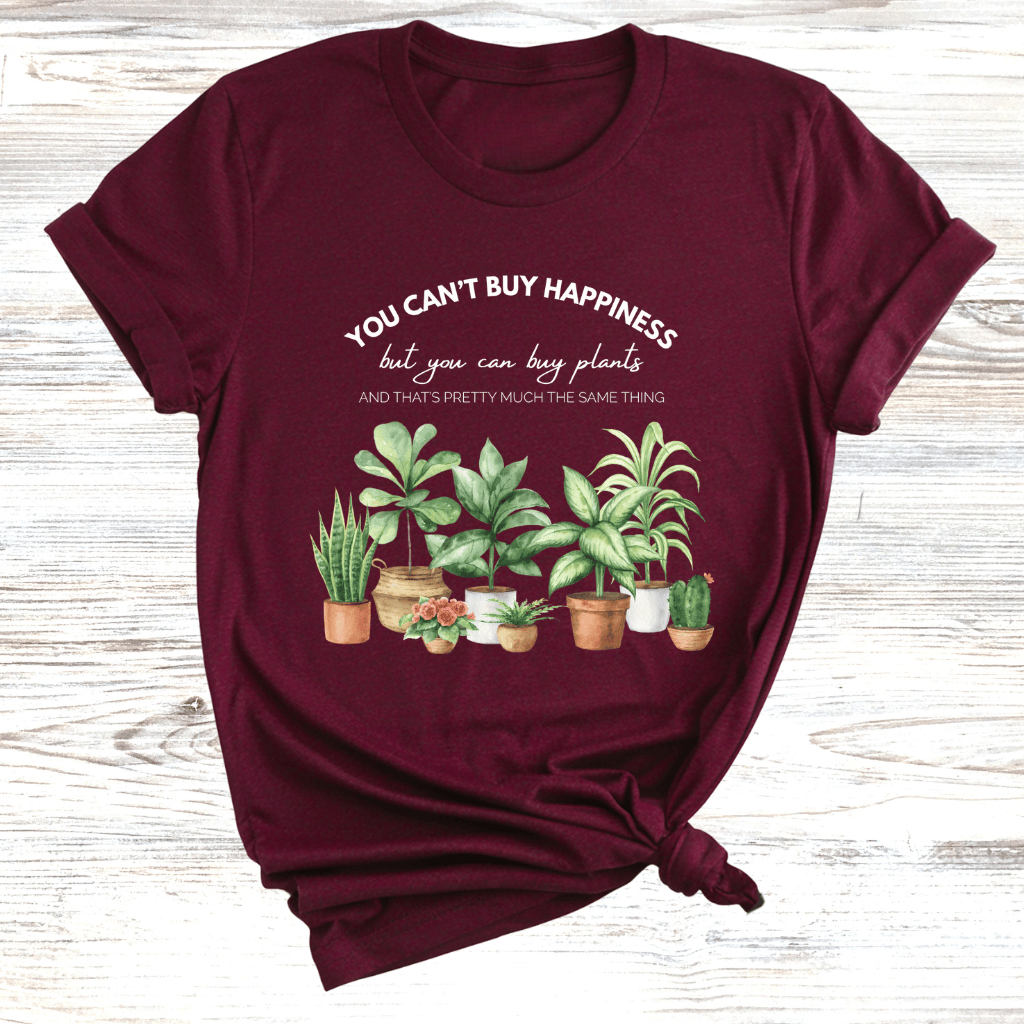 Buy Plants For Happiness T-Shirt