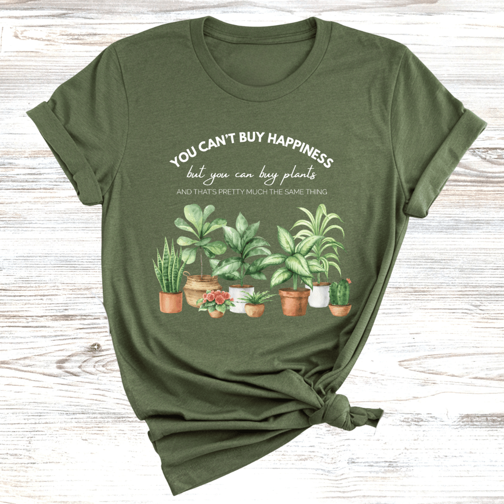 Buy Plants For Happiness T-Shirt