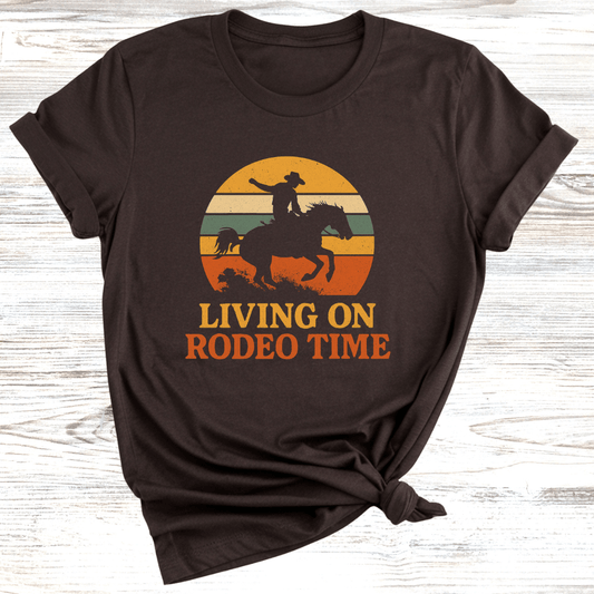 Living on Rodeo Time T-Shirt