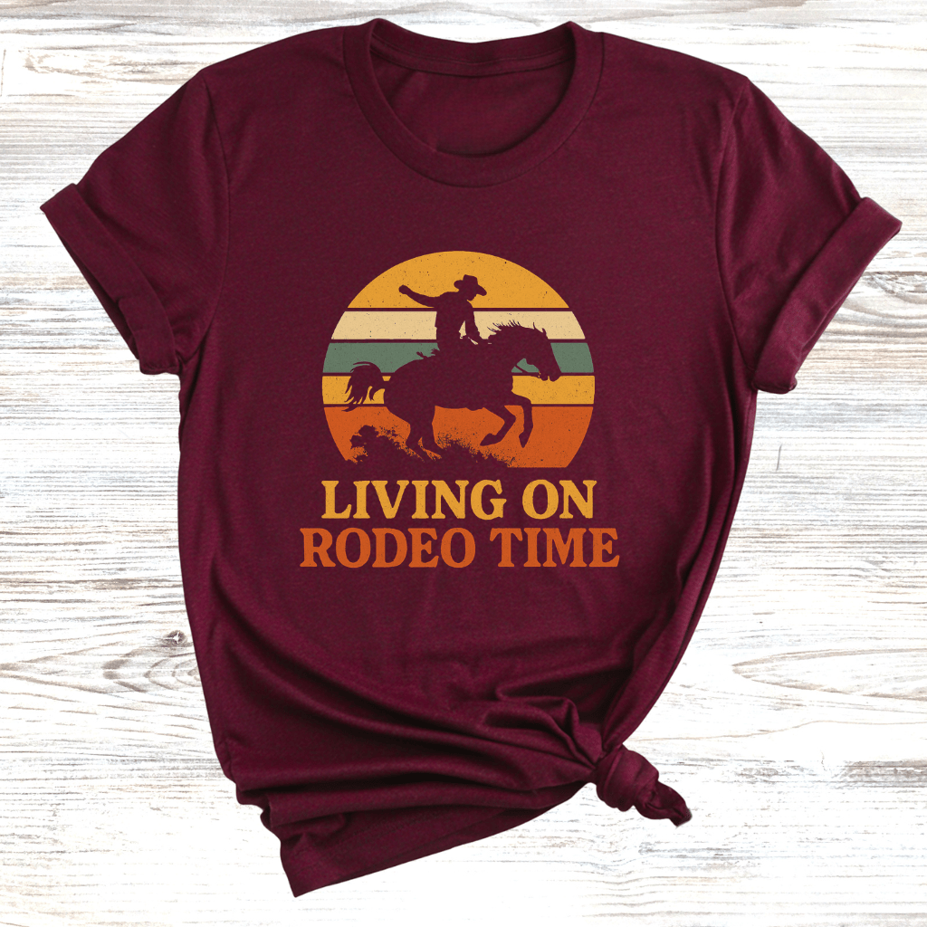 Living on Rodeo Time T-Shirt