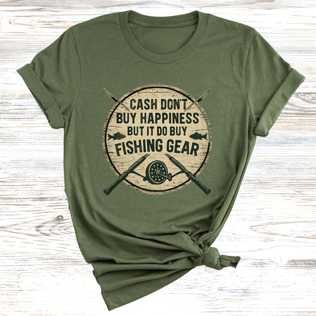 Cash Buys Fishing T-Shirt