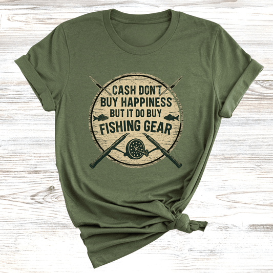 Cash Buys Fishing T-Shirt
