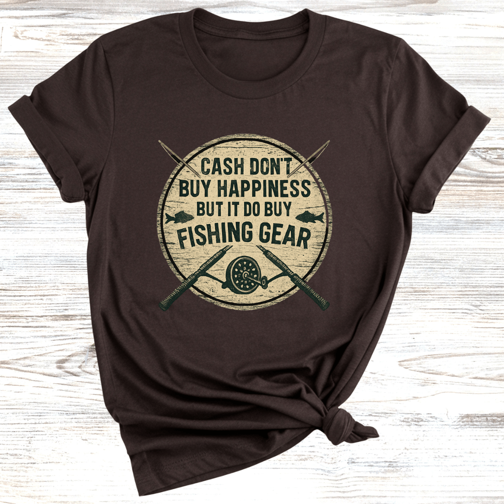 Cash Buys Fishing T-Shirt