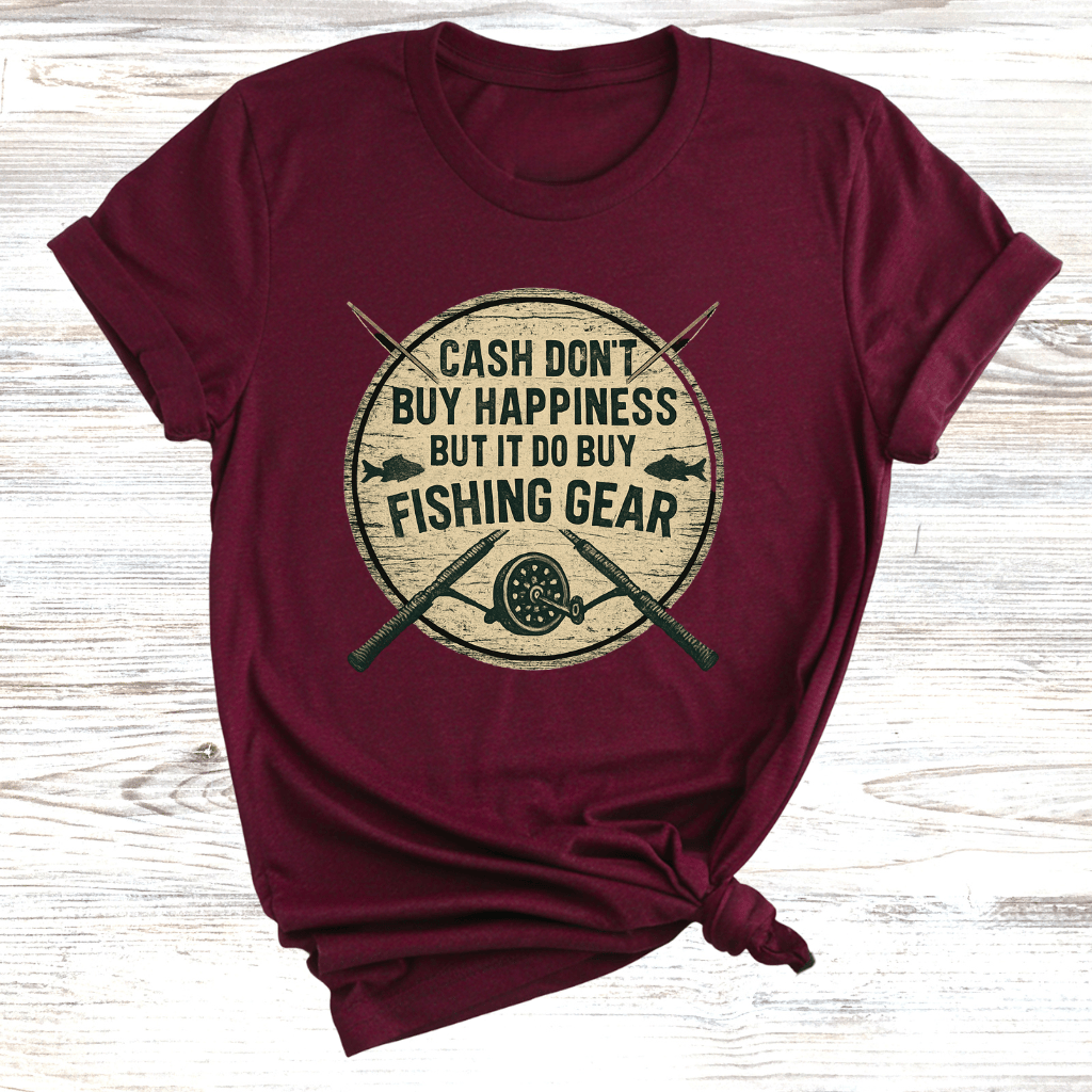 Cash Buys Fishing T-Shirt
