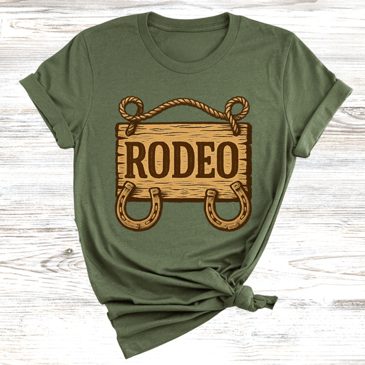 Rodeo Western Sign T-Shirt