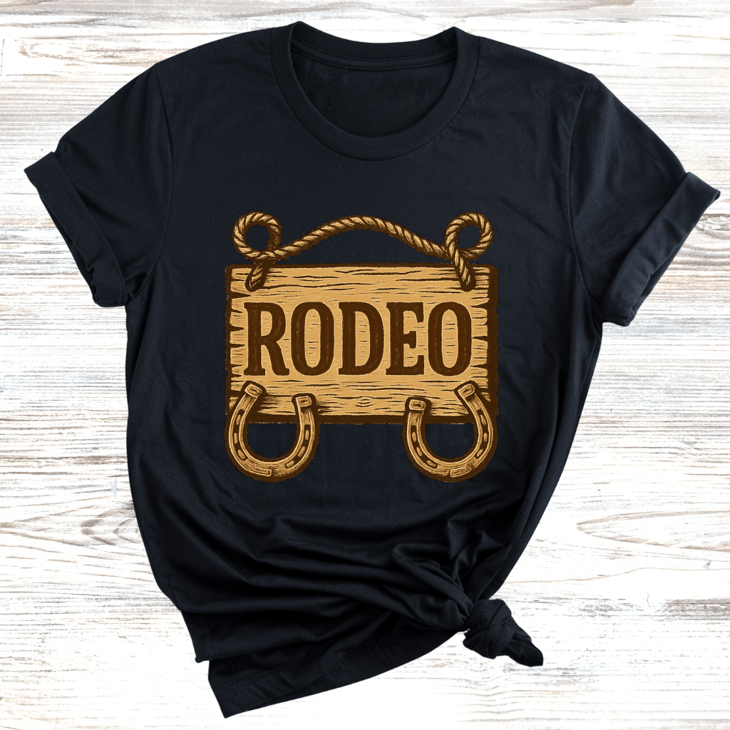 Rodeo Western Sign T-Shirt