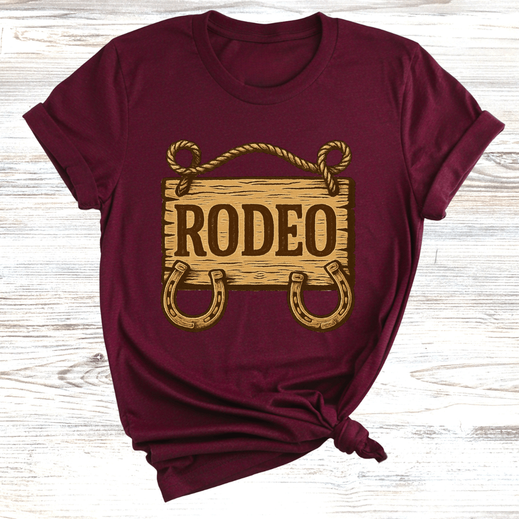 Rodeo Western Sign T-Shirt