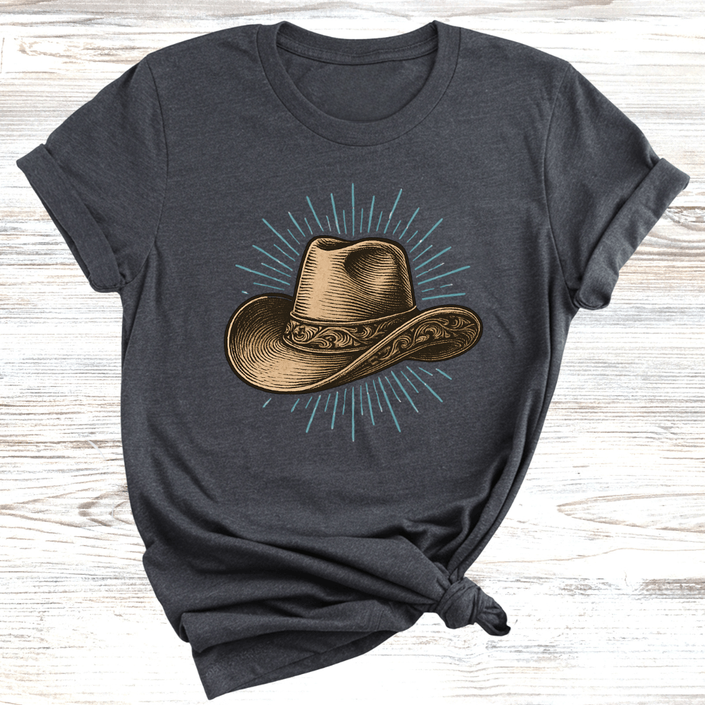 Vintage Cowgirl Hat T-Shirt