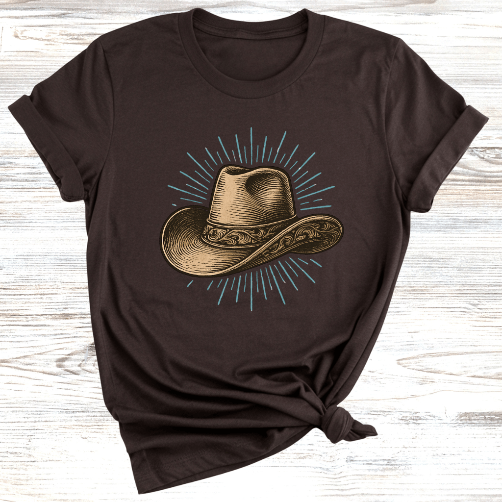 Vintage Cowgirl Hat T-Shirt