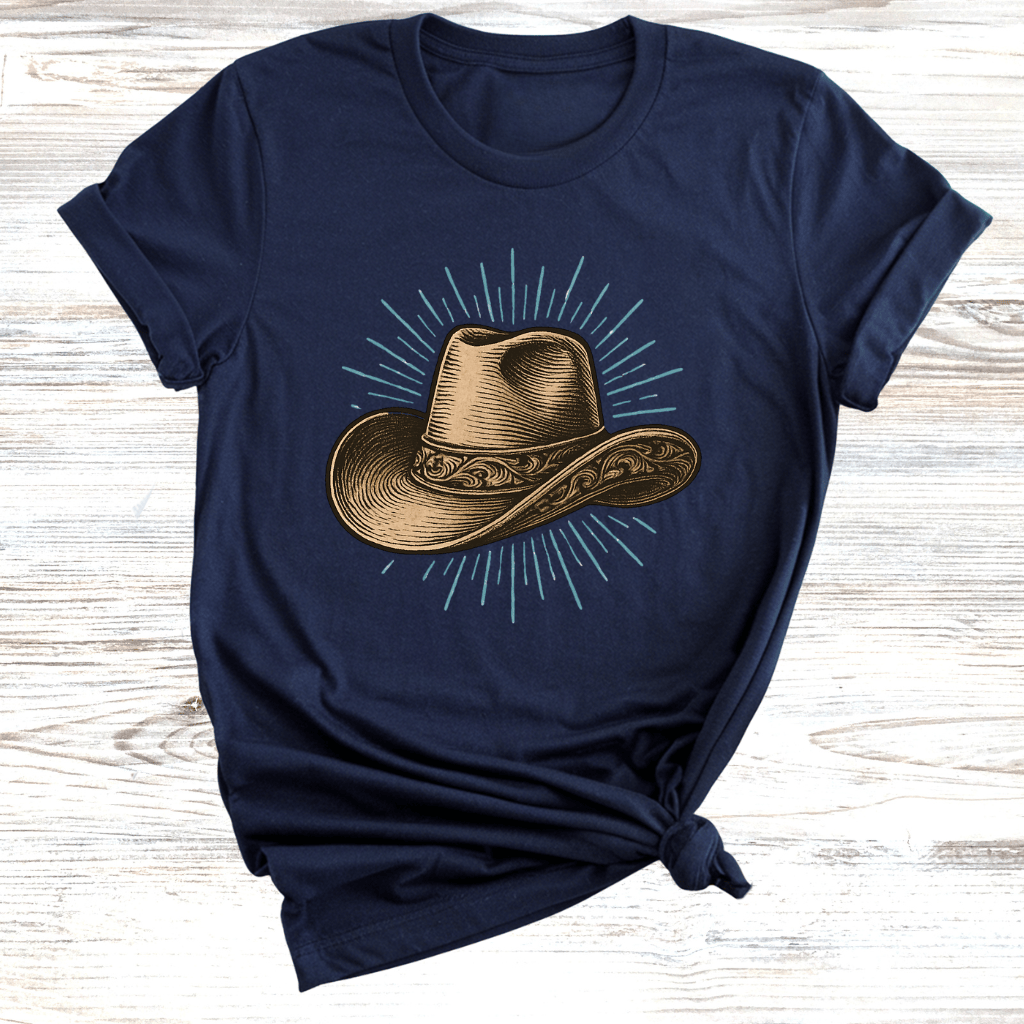 Vintage Cowgirl Hat T-Shirt