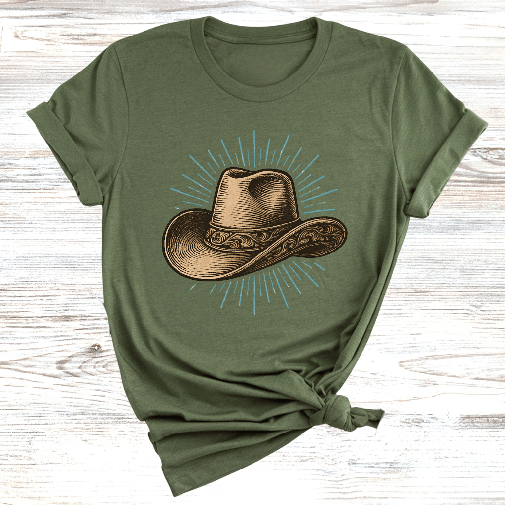 Vintage Cowgirl Hat T-Shirt
