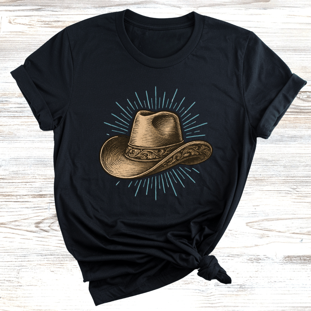 Vintage Cowgirl Hat T-Shirt