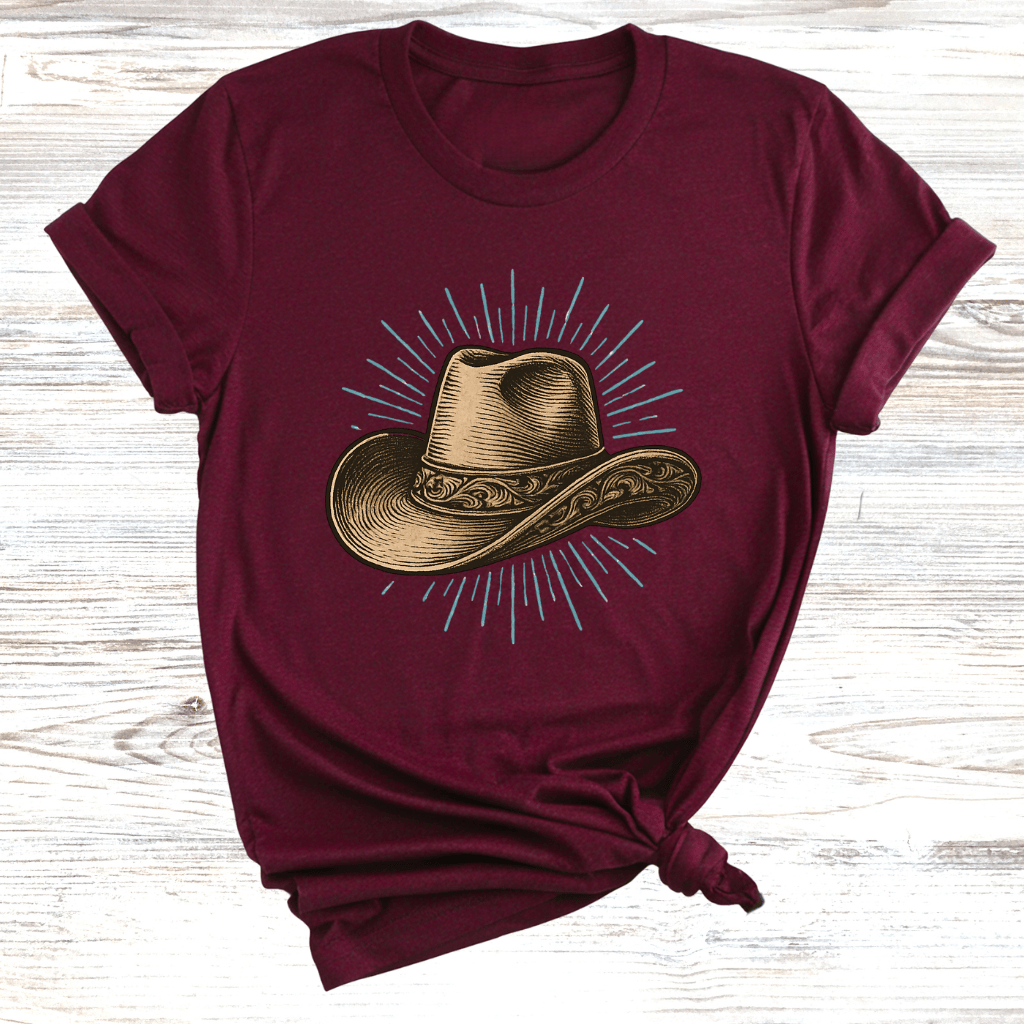 Vintage Cowgirl Hat T-Shirt