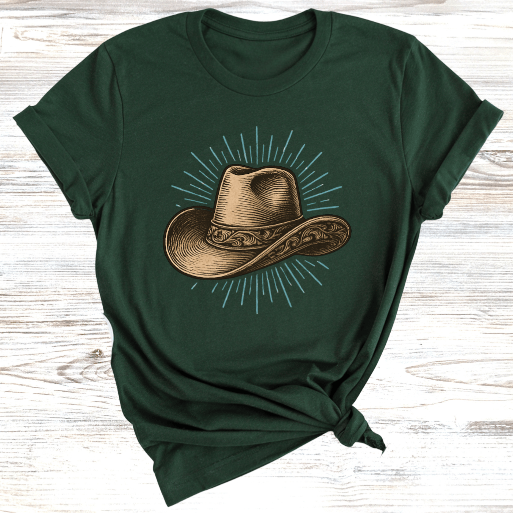 Vintage Cowgirl Hat T-Shirt