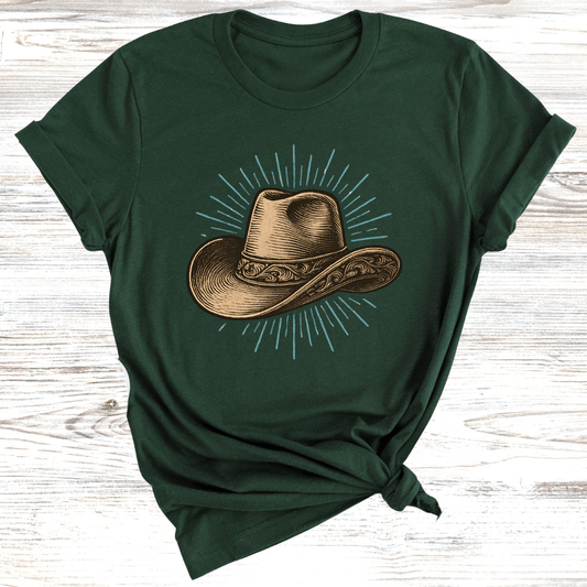 Vintage Cowgirl Hat T-Shirt