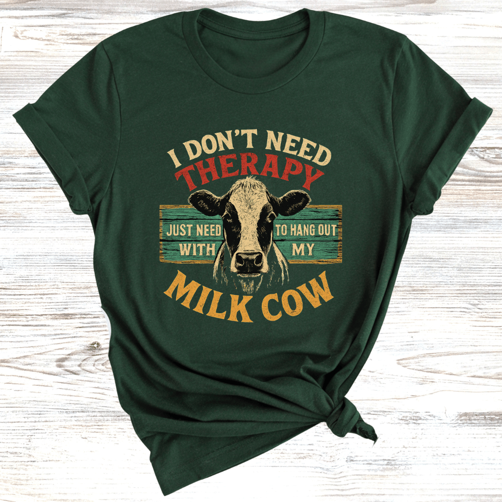 No Therapy Just Cows T-Shirts