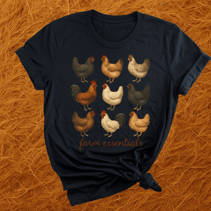 Farm Essentials Chickens T-Shirt