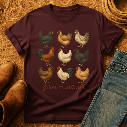 Farm Essentials Chickens T-Shirt