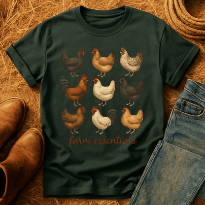Farm Essentials Chickens T-Shirt