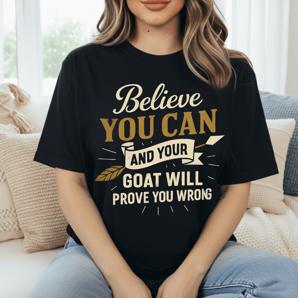 Believe You Can Goat T-Shirt