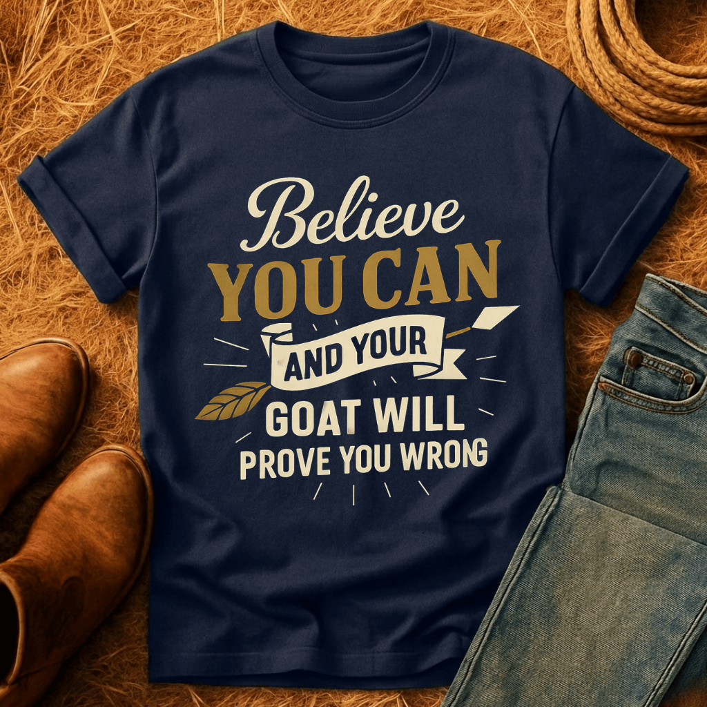 Believe You Can Goat T-Shirt