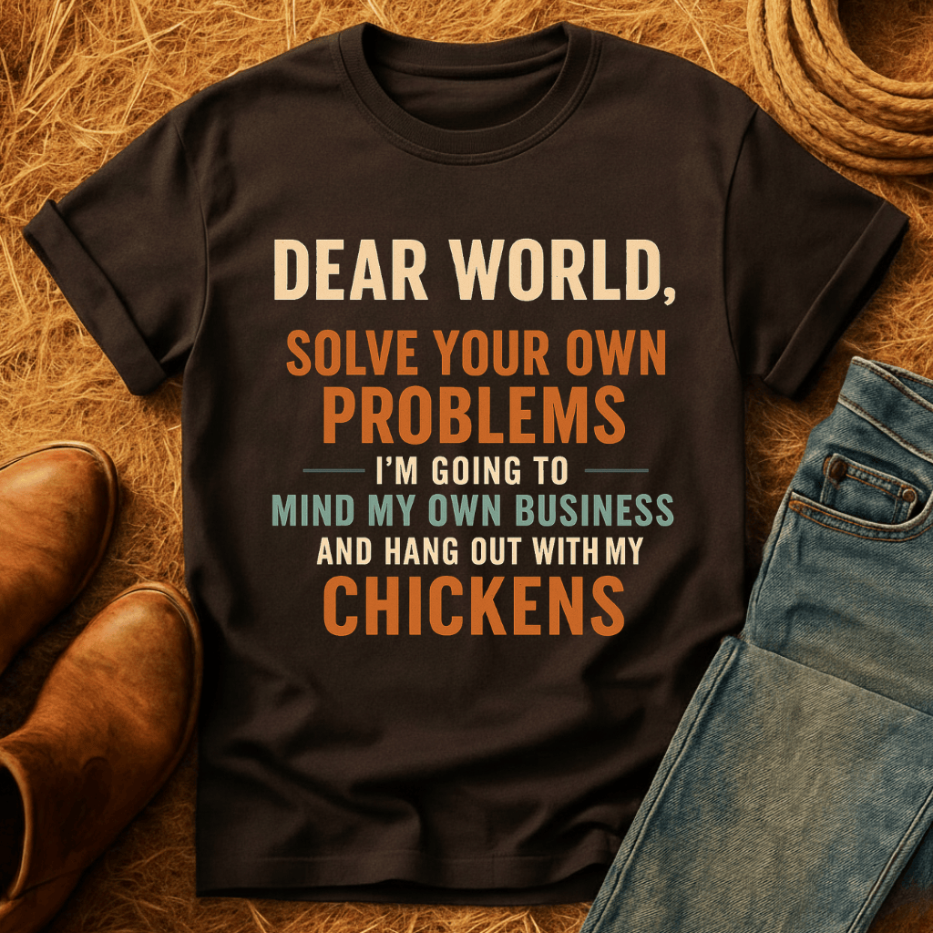 Solve Problems Chicken T-Shirt