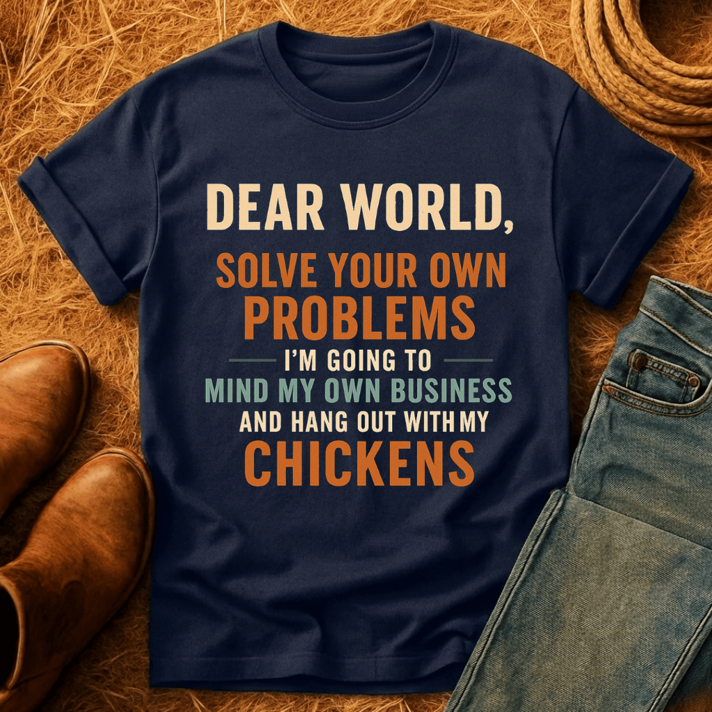 Solve Problems Chicken T-Shirt