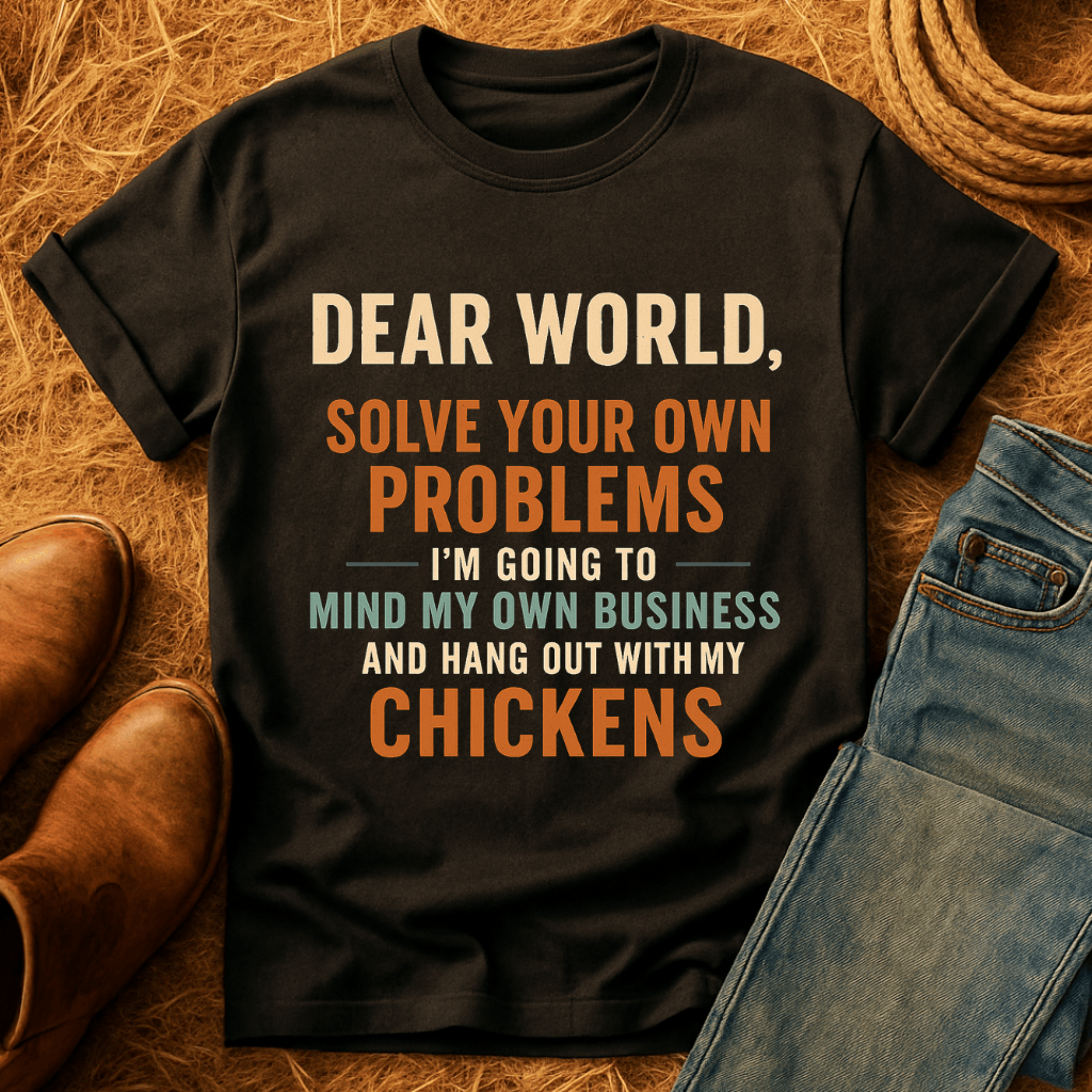 Solve Problems Chicken T-Shirt