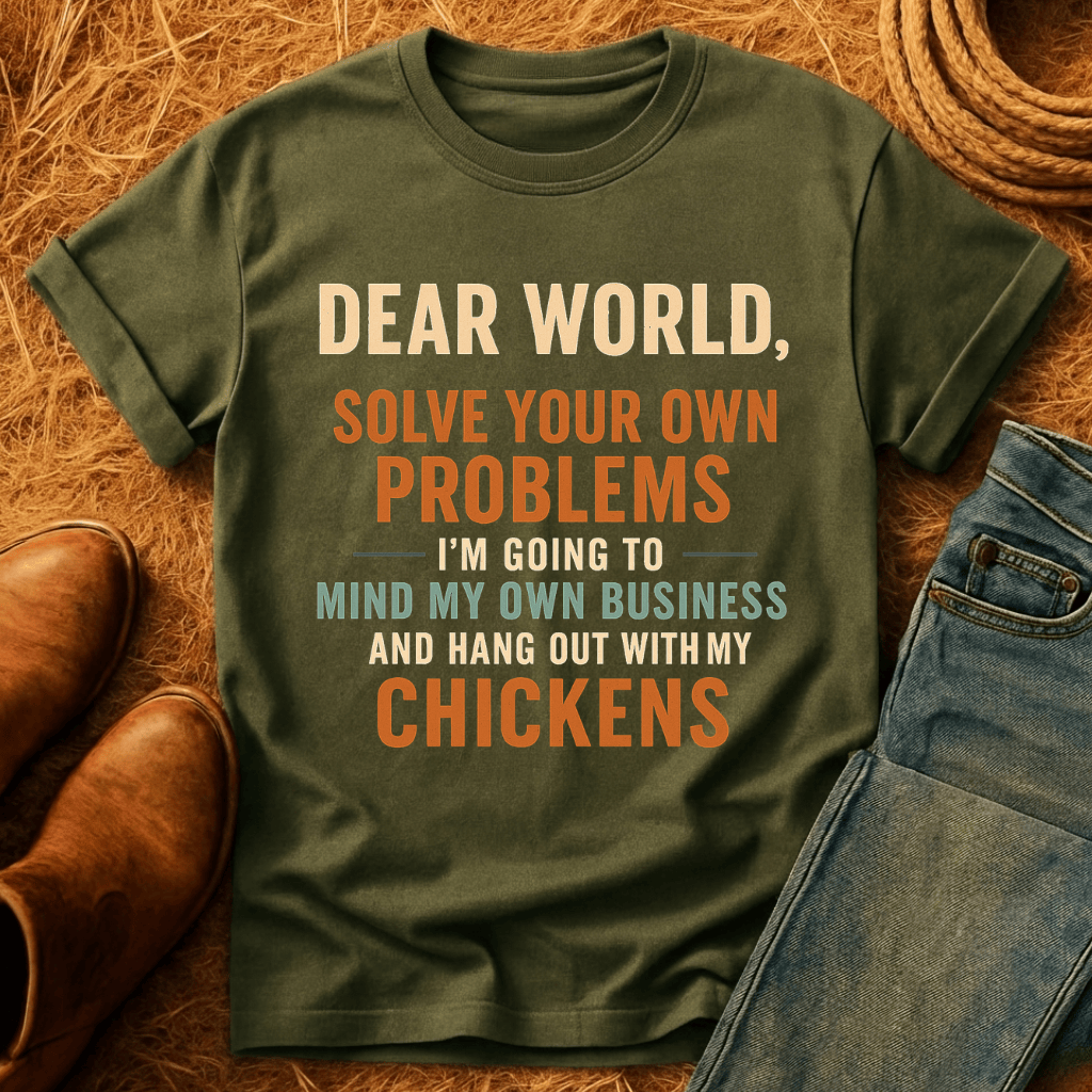 Solve Problems Chicken T-Shirt
