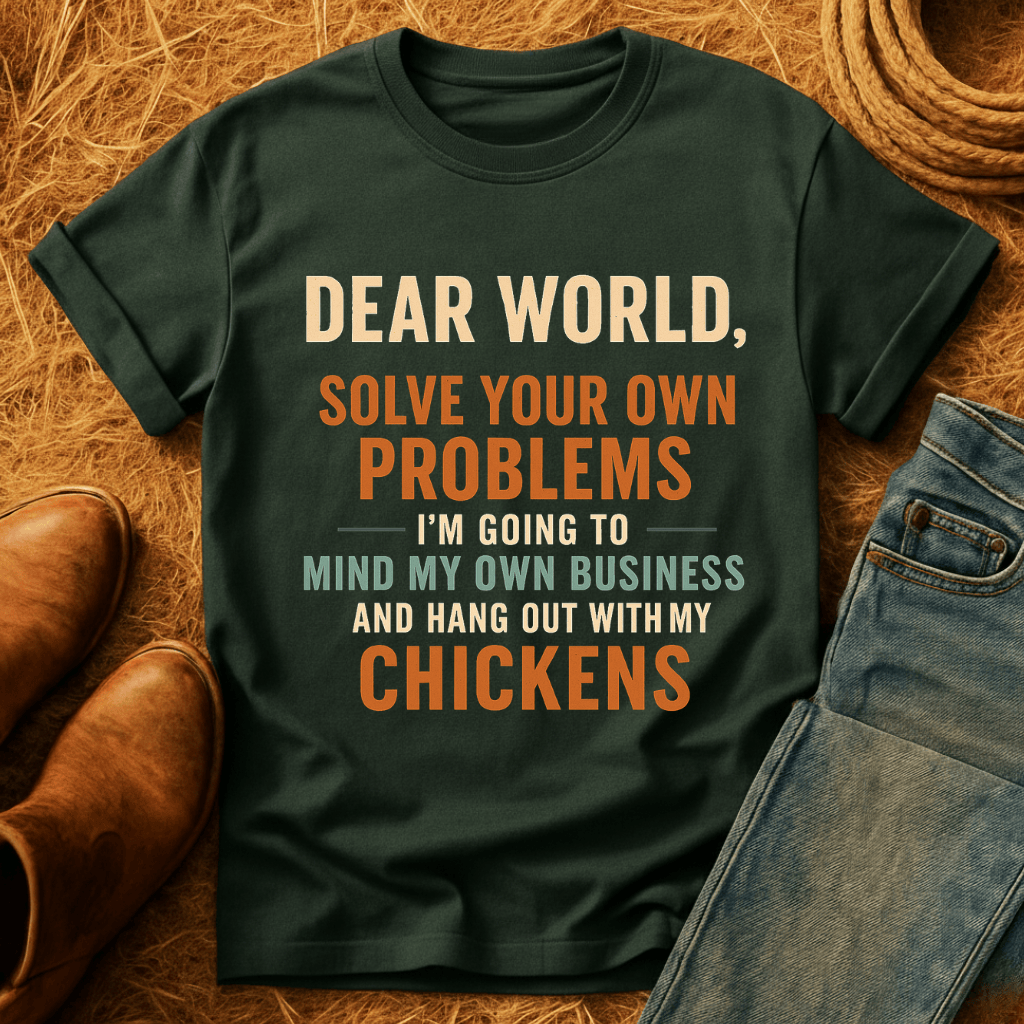 Solve Problems Chicken T-Shirt