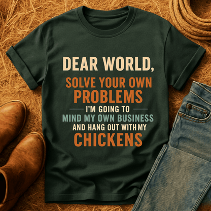 Solve Problems Chicken T-Shirt