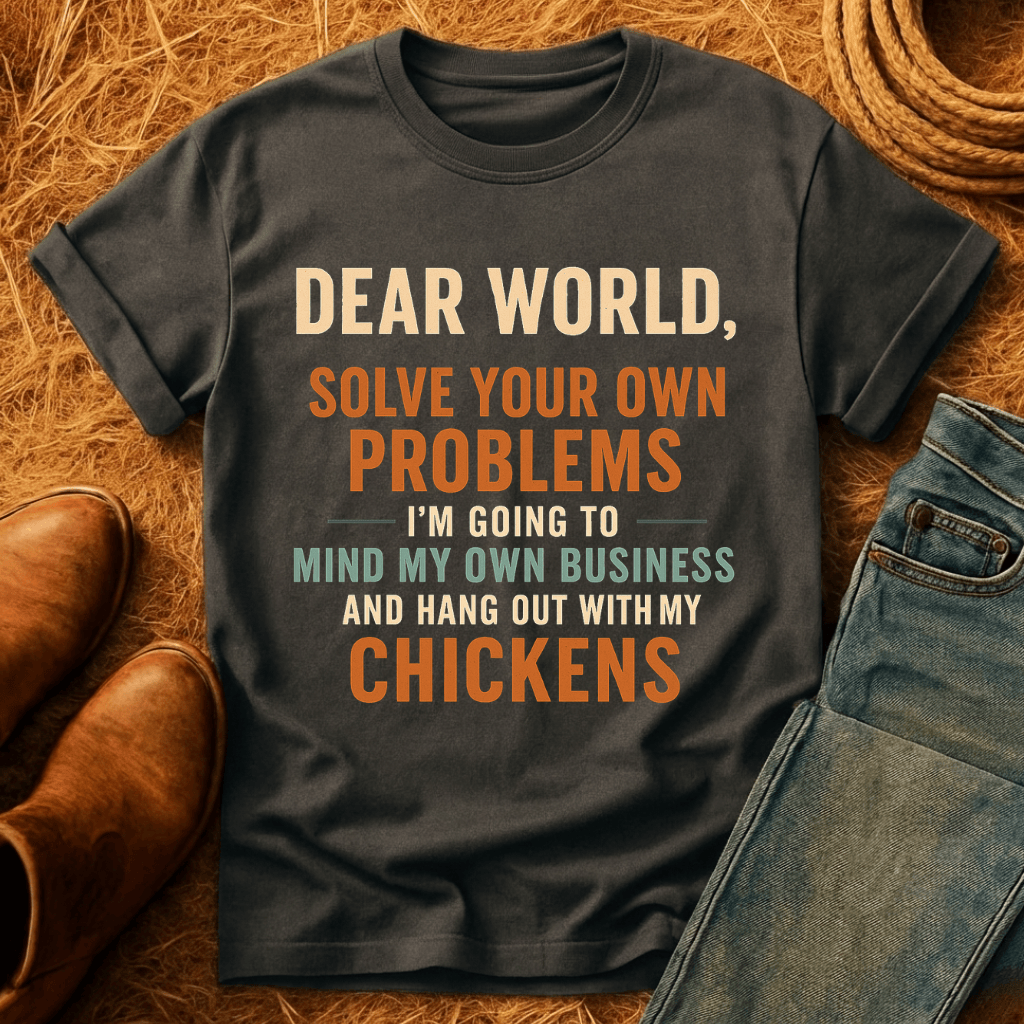 Solve Problems Chicken T-Shirt
