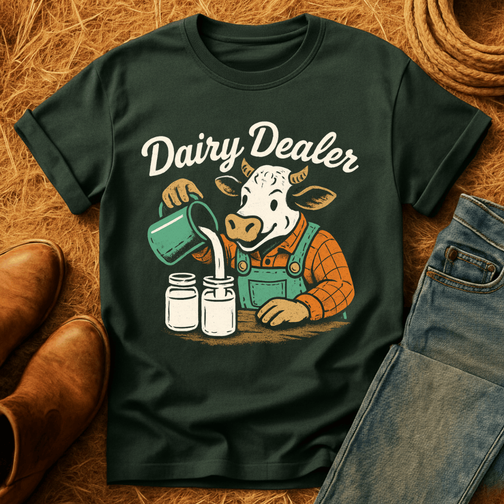 Dairy Dealer Cow T-Shirt