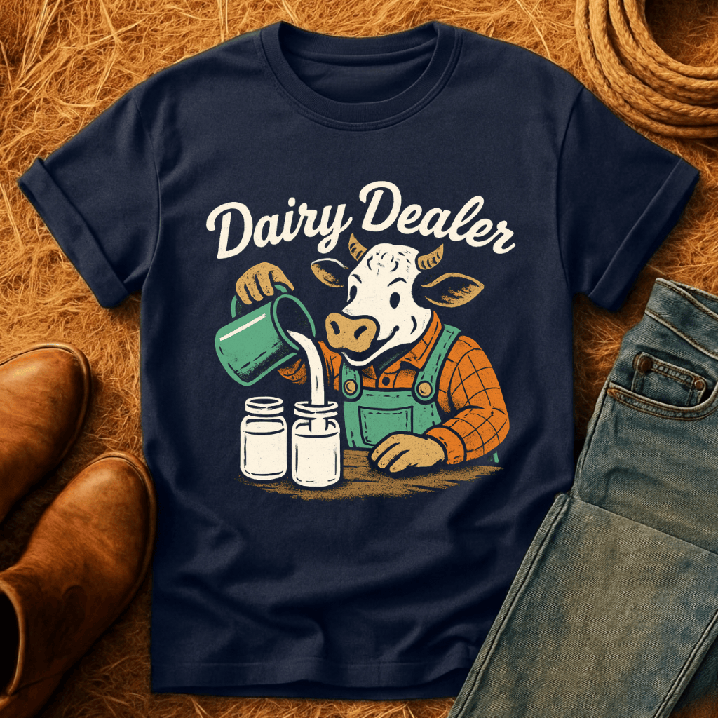 Dairy Dealer Cow T-Shirt