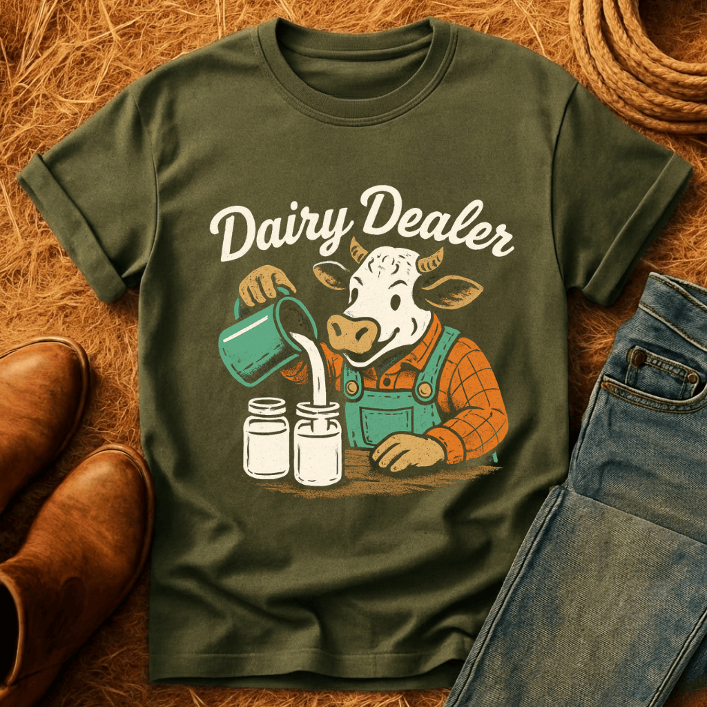 Dairy Dealer Cow T-Shirt