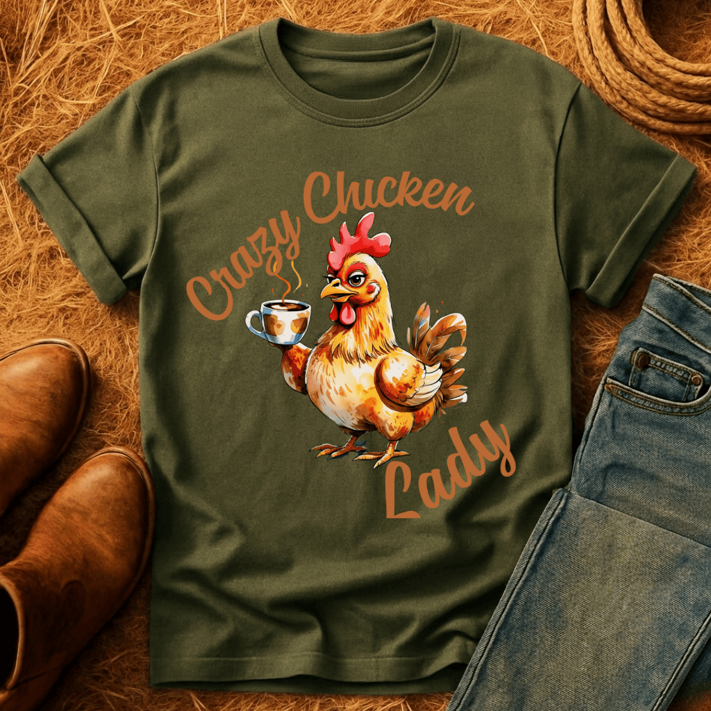 Crazy Chicken Lady T-Shirt