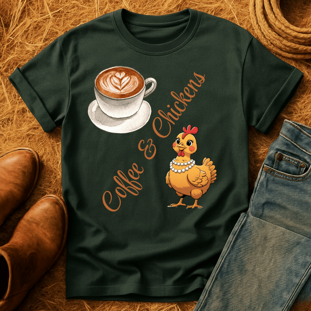 Coffee And Chickens T-Shirt