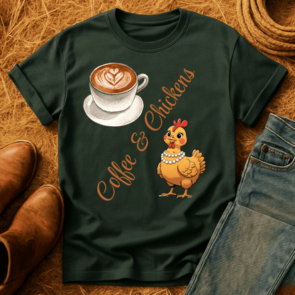 Coffee And Chickens T-Shirt