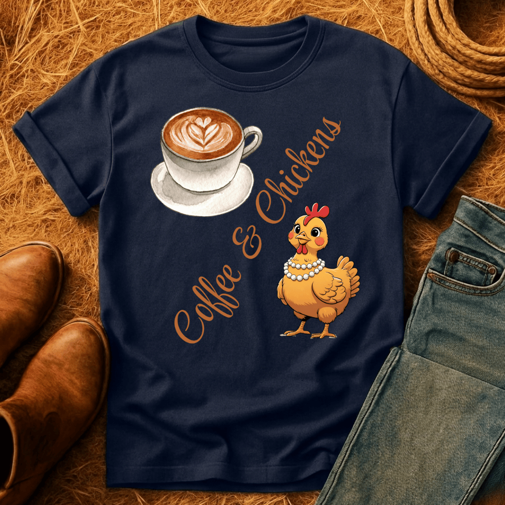 Coffee And Chickens T-Shirt
