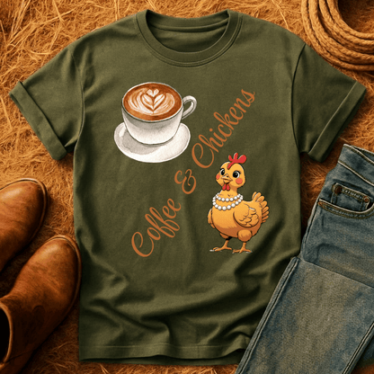 Coffee And Chickens T-Shirt