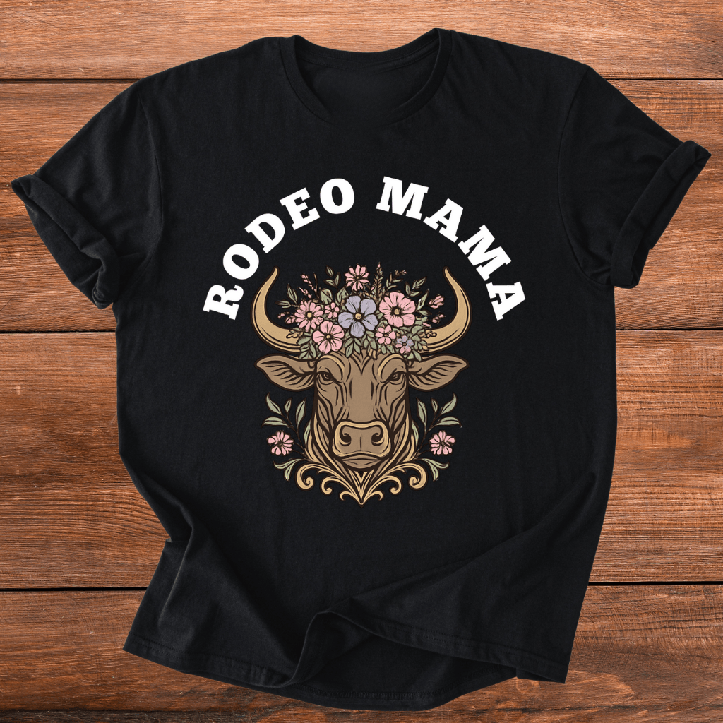 Rodeo Mama Floral T-Shirt