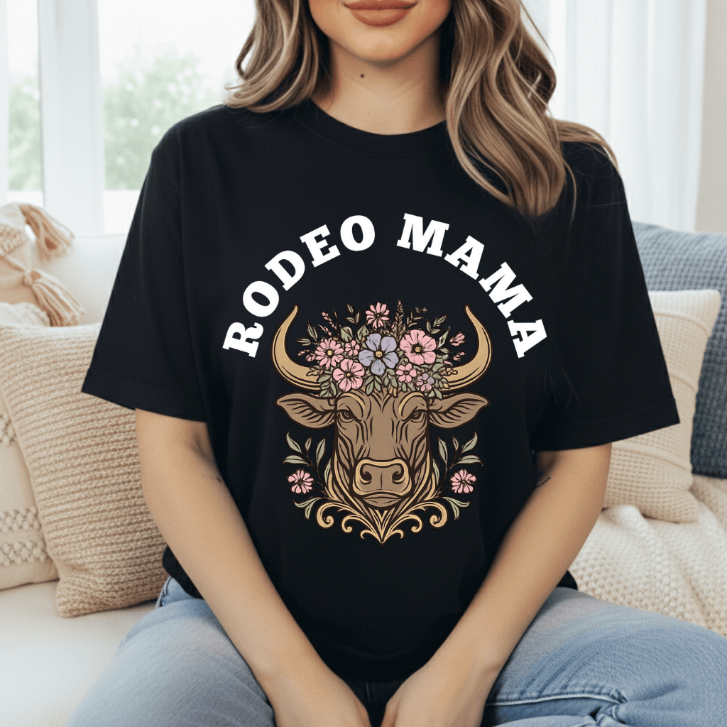 Rodeo Mama Floral T-Shirt