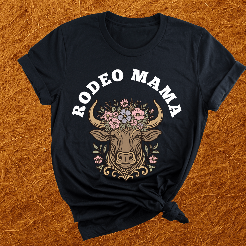 Rodeo Mama Floral T-Shirt