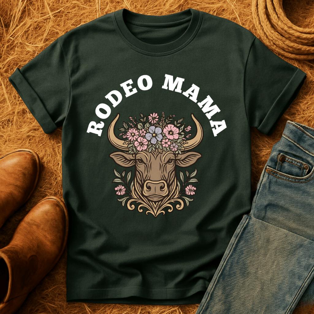 Rodeo Mama Floral T-Shirt