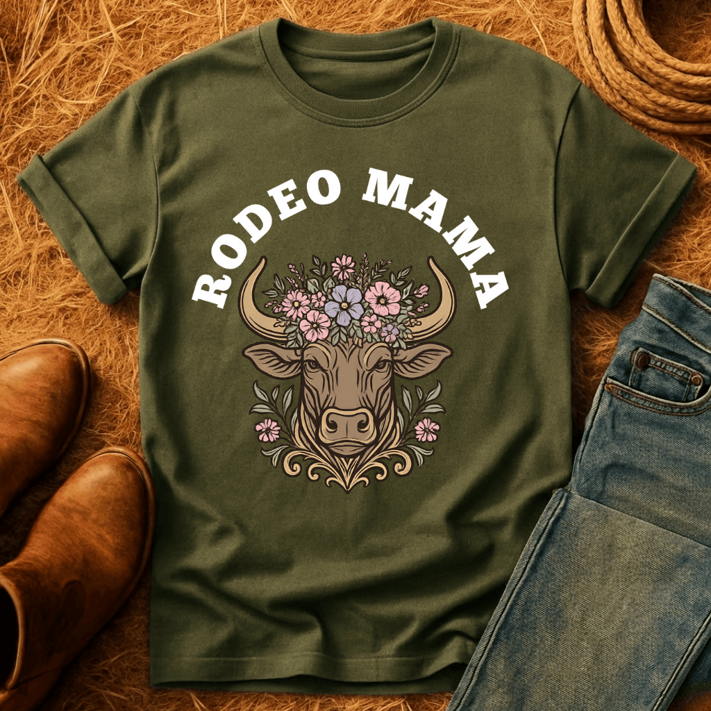 Rodeo Mama Floral T-Shirt