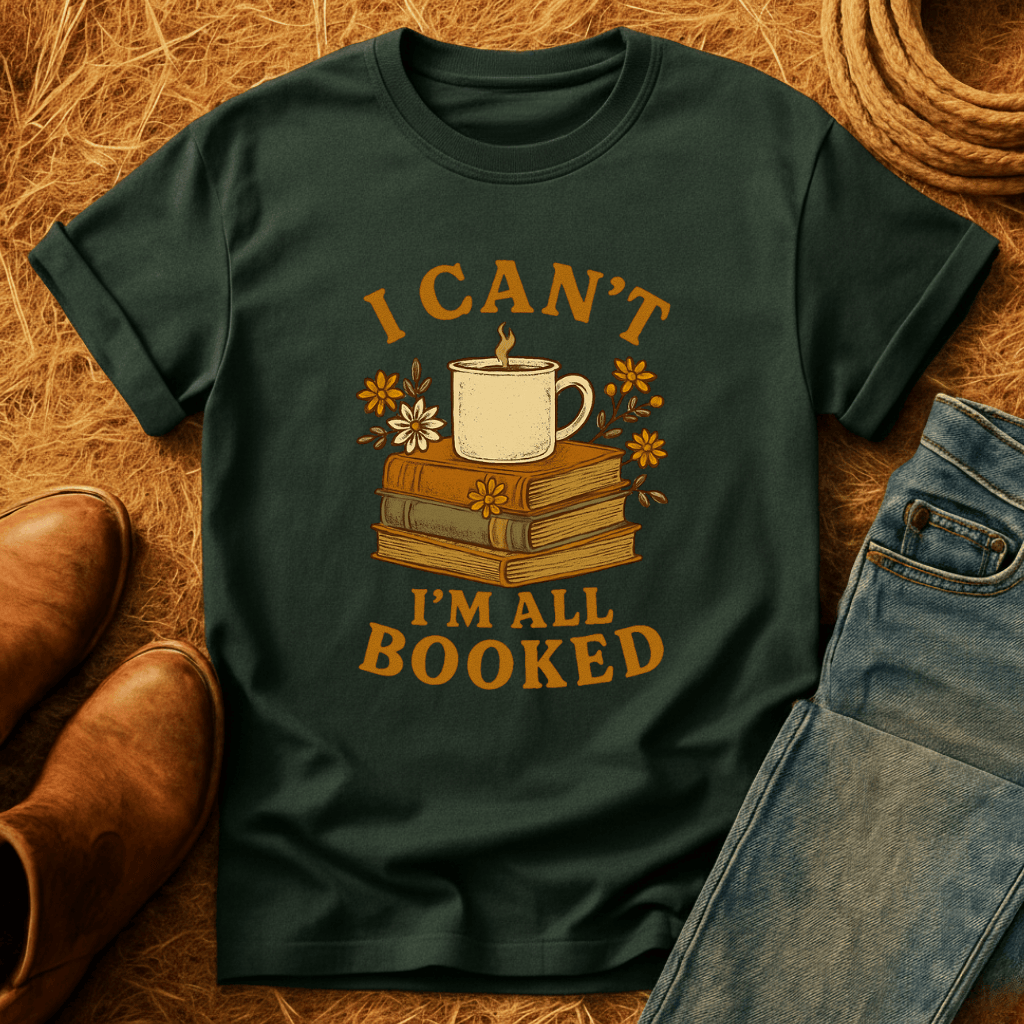 I Can't All Booked T-Shirt