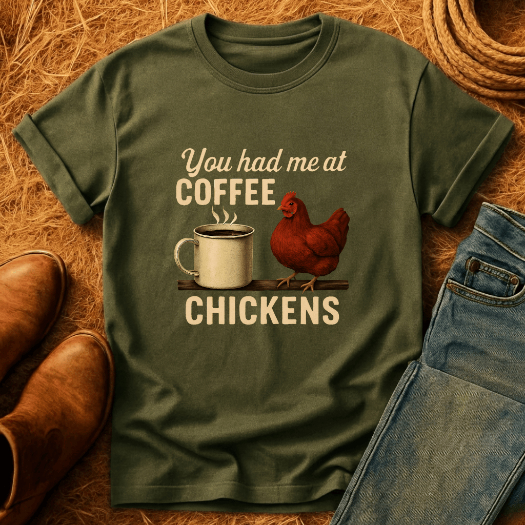 Coffee and Chickens T-Shirt