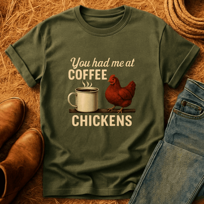Coffee and Chickens T-Shirt