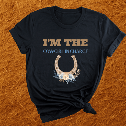 Cowgirl In Charge T-Shirt