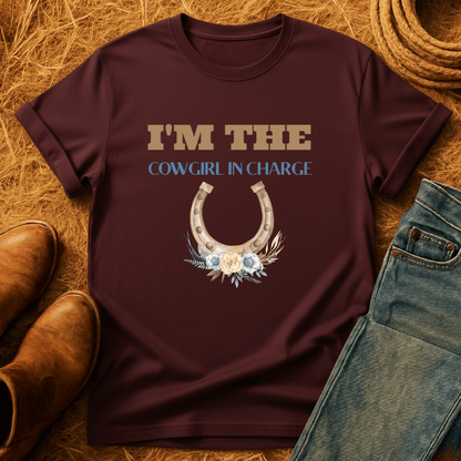 Cowgirl In Charge T-Shirt